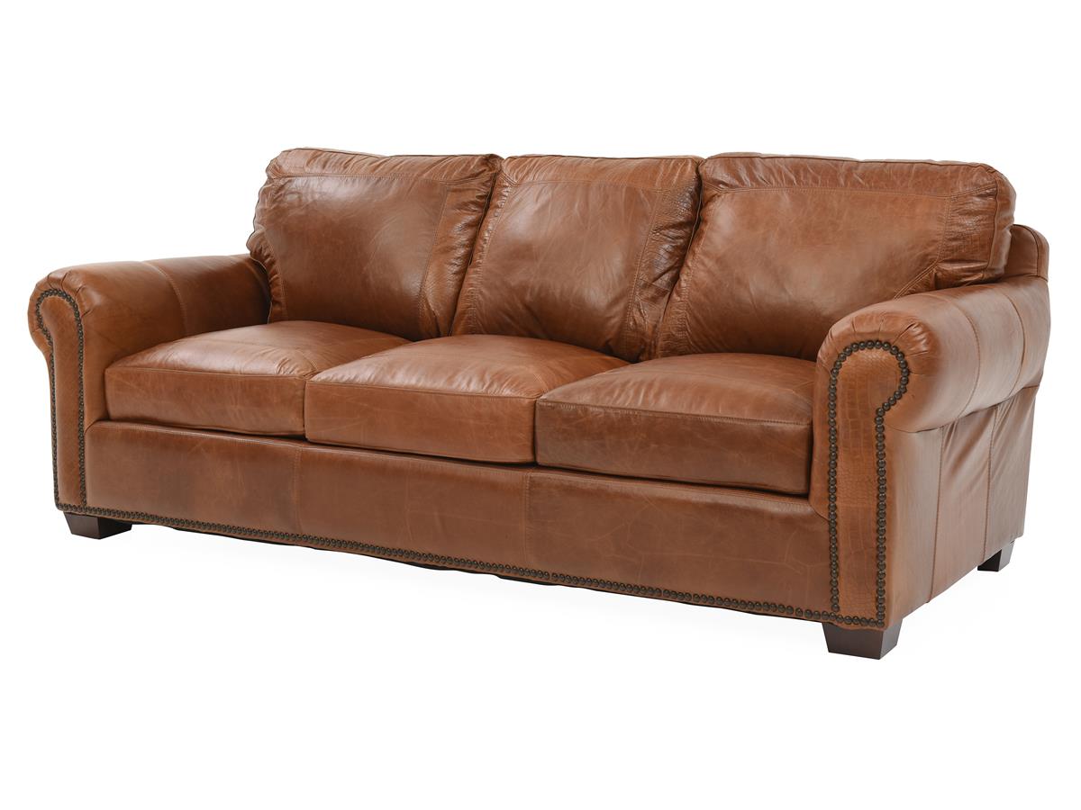 Roland Top-Grain Leather Sofa